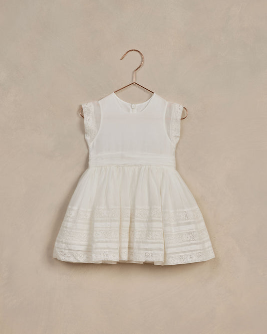 Nora Lee Dahlia Dress White