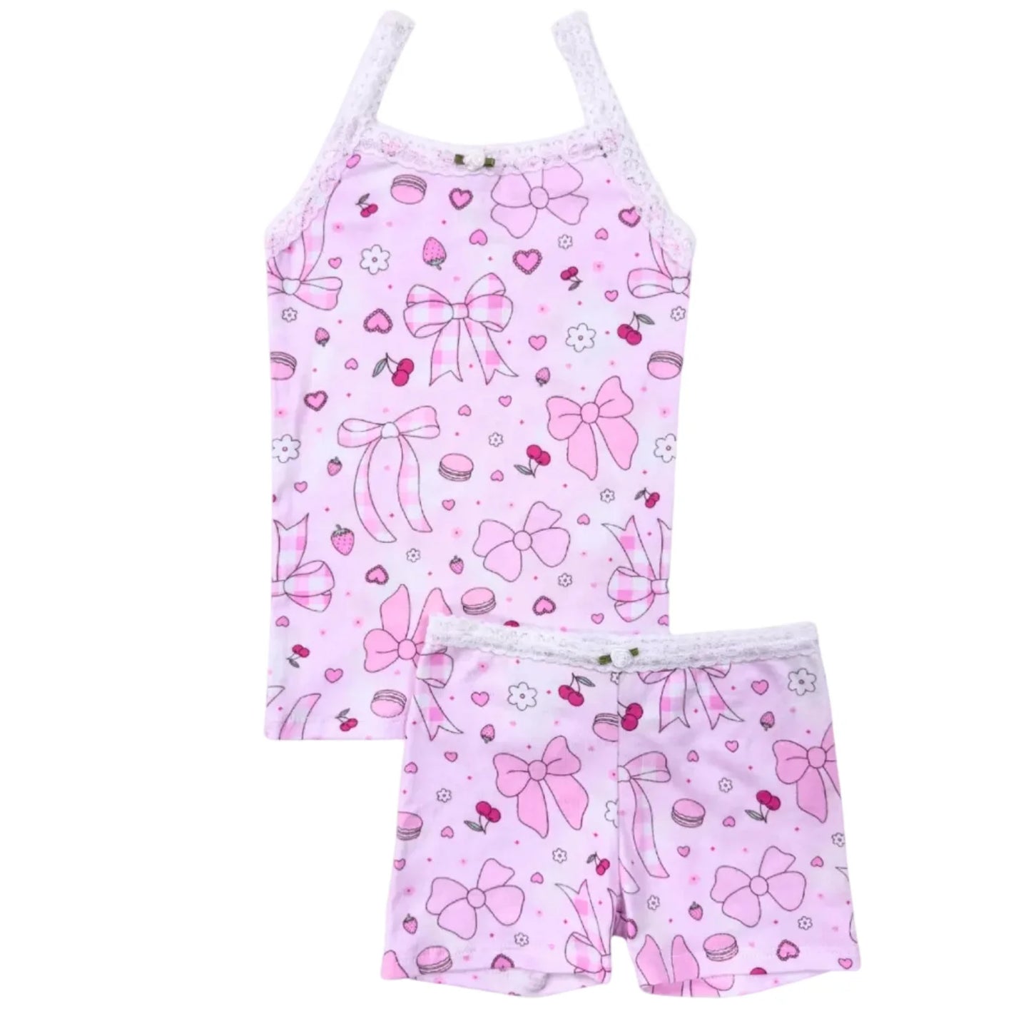 Esme Girls Cami and Boxer - Summer Bows