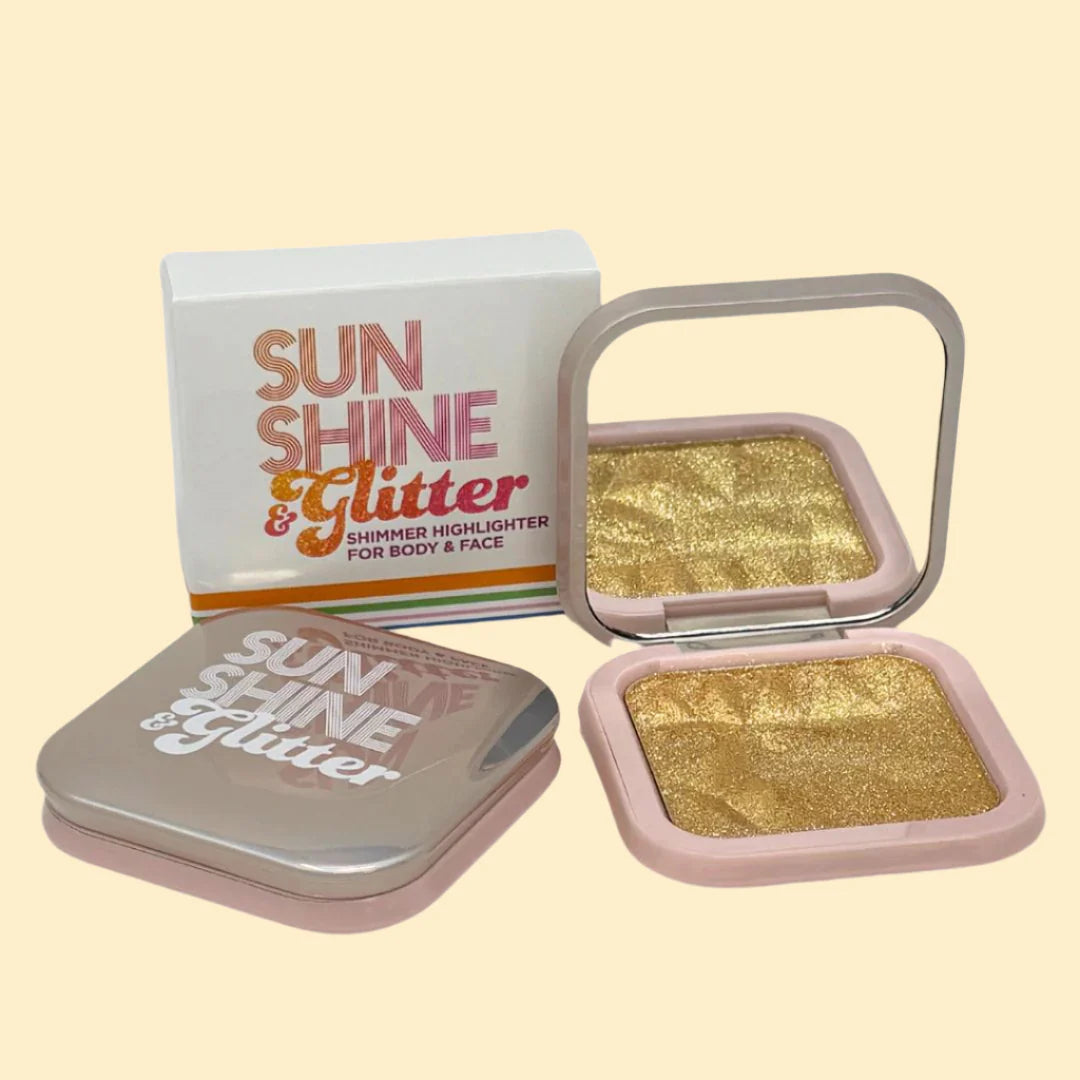 Sunshine and Glitter Sunshine & Glitter Highlighter Shimmer Compact