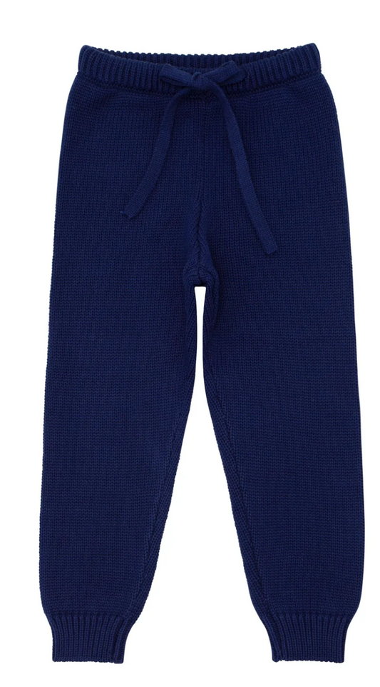 Minnow Unisex Navy Knit Pant