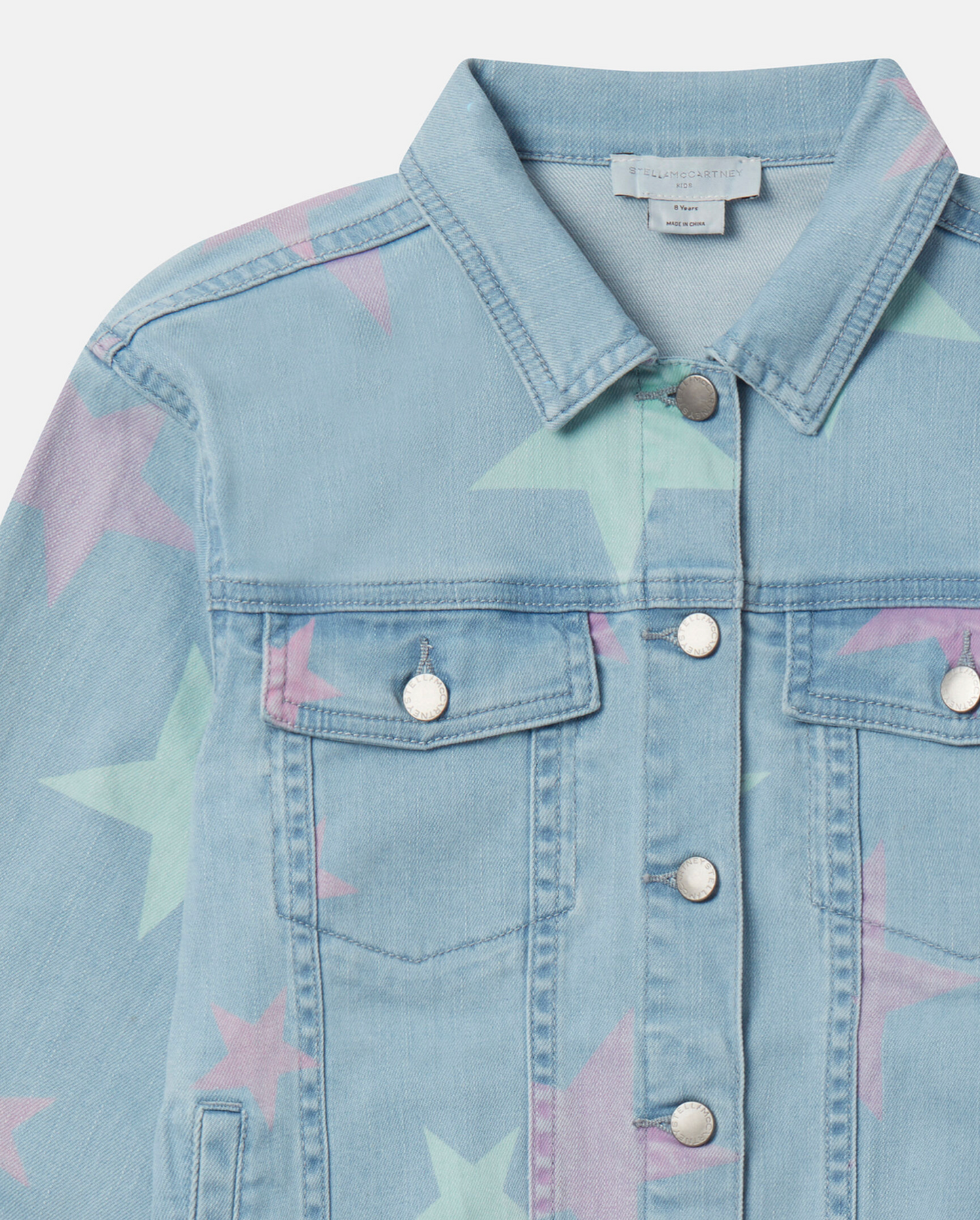 Stella McCartney Kids Multicolor Stars Denim Jacket