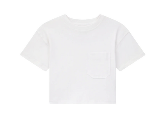 DL1961 Short Sleeve Tee in White
