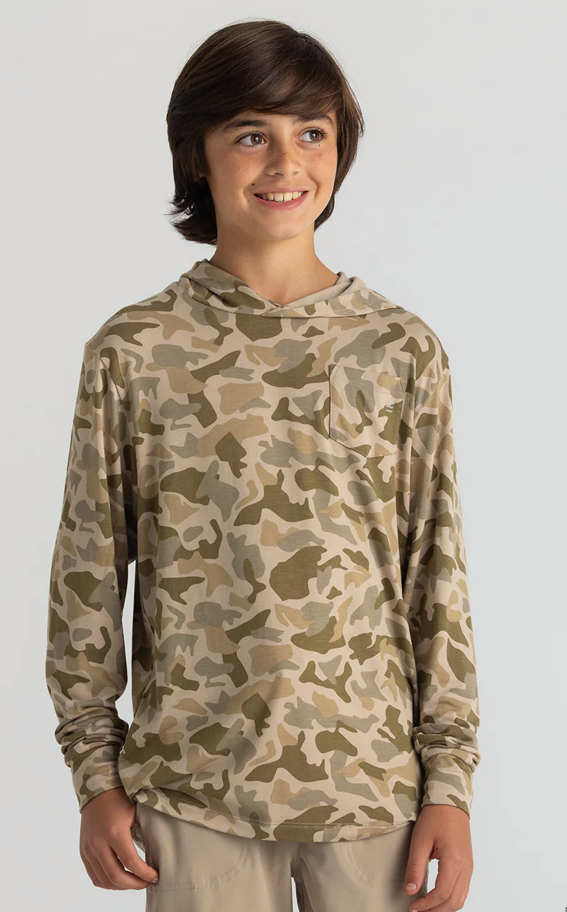Free Fly Youth Bamboo Shade Hoodie