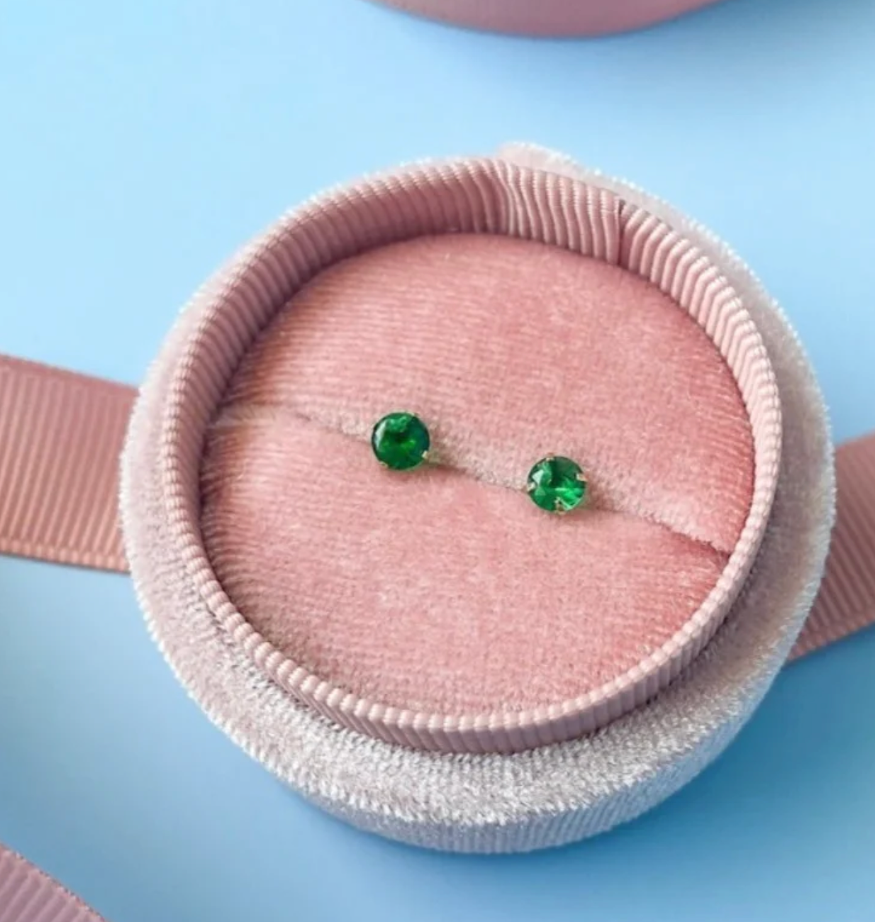 Pierced Birthstone Earrings
