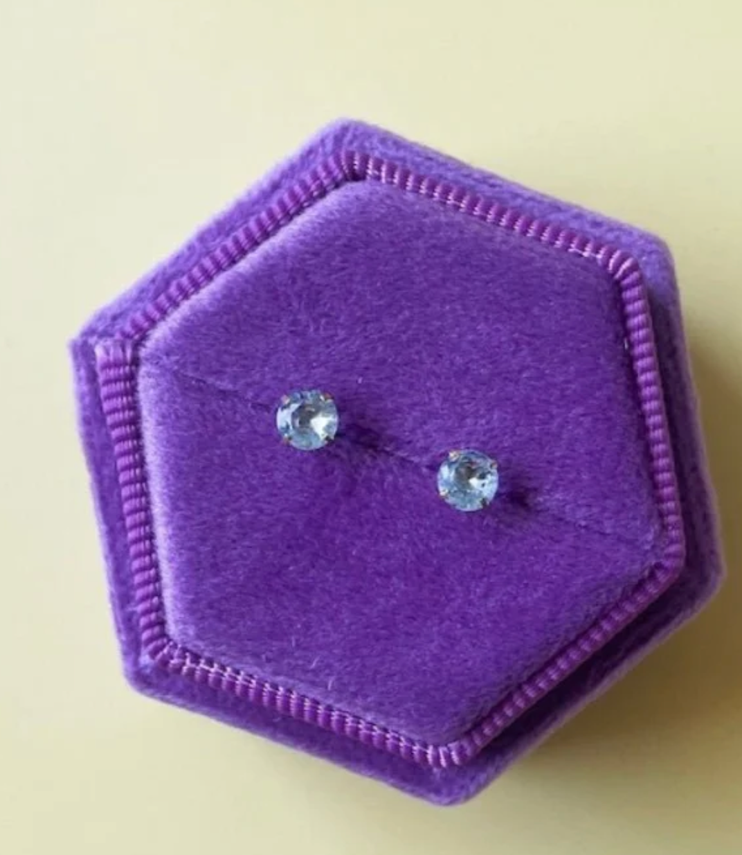 Pierced Birthstone Earrings