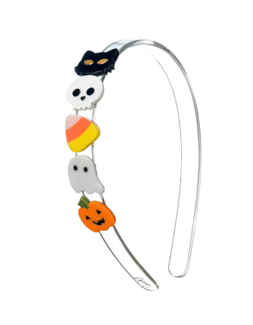 Lilies & Roses Cat Skull Ghost Pumpkin Headband