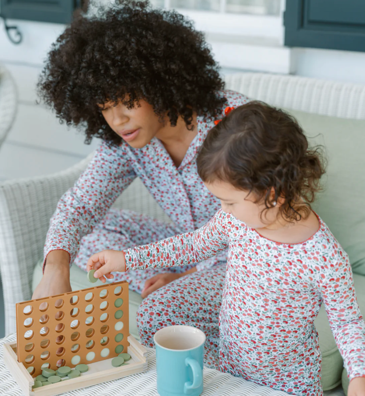 Minnow Girls Rosebud Pima Pajama Set