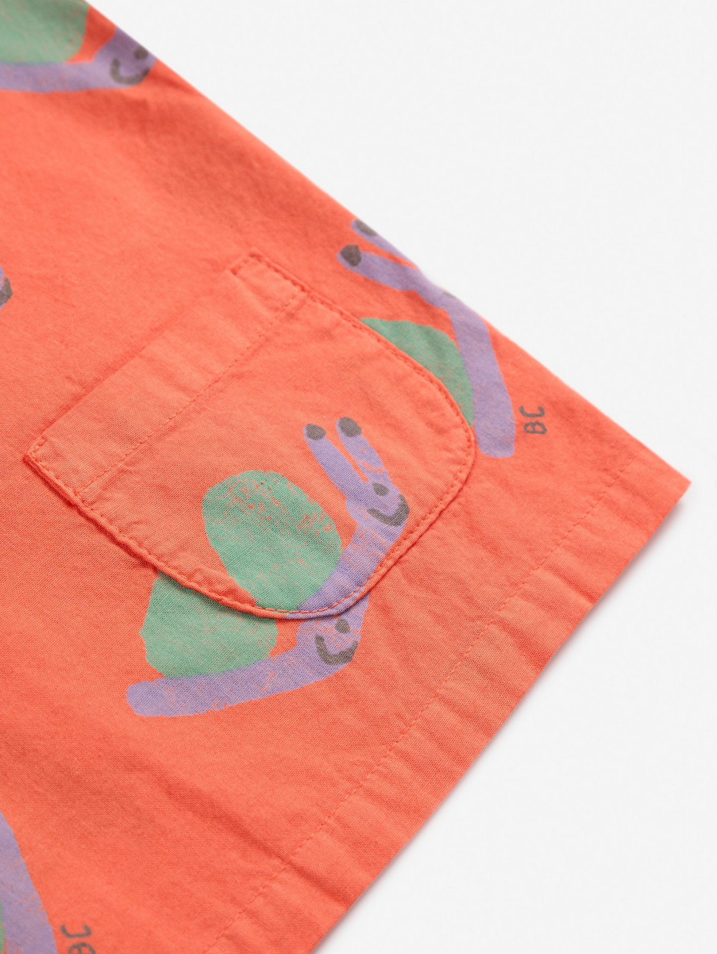 Bobo Choses - Funny Snail All Over Woven Blouse