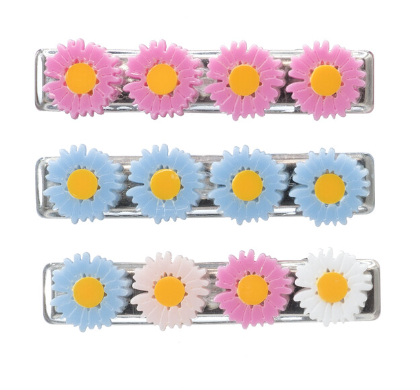 Lilies & Roses Multicolor Daisy Clips