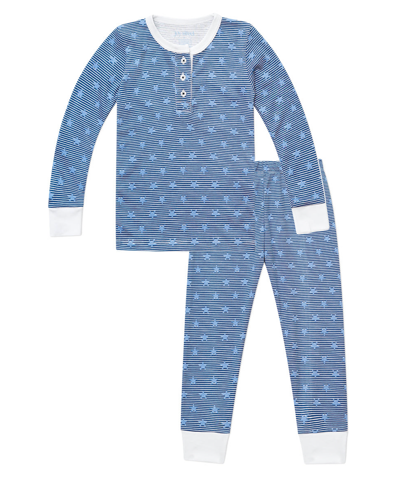Joy Street Long Sleeve Henley Pajama