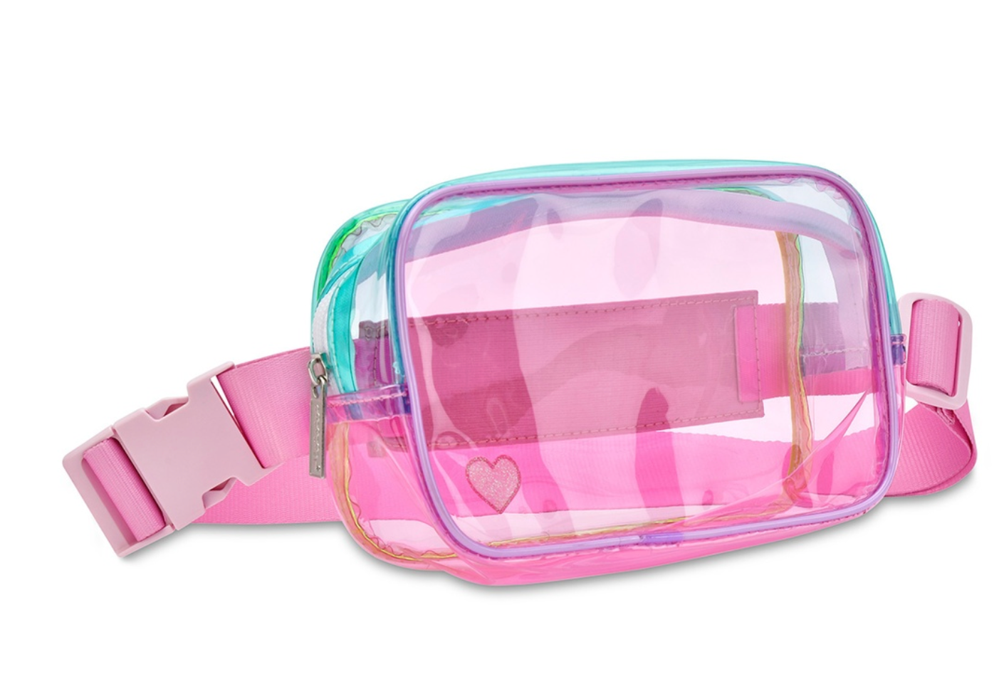 Iscream Color Block Clear Belt Bag