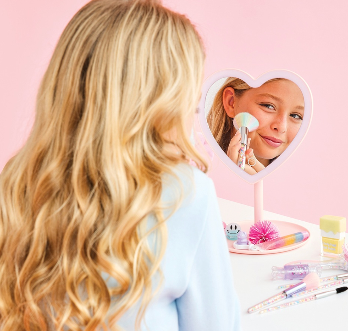Iscream Heart Vanity Mirror