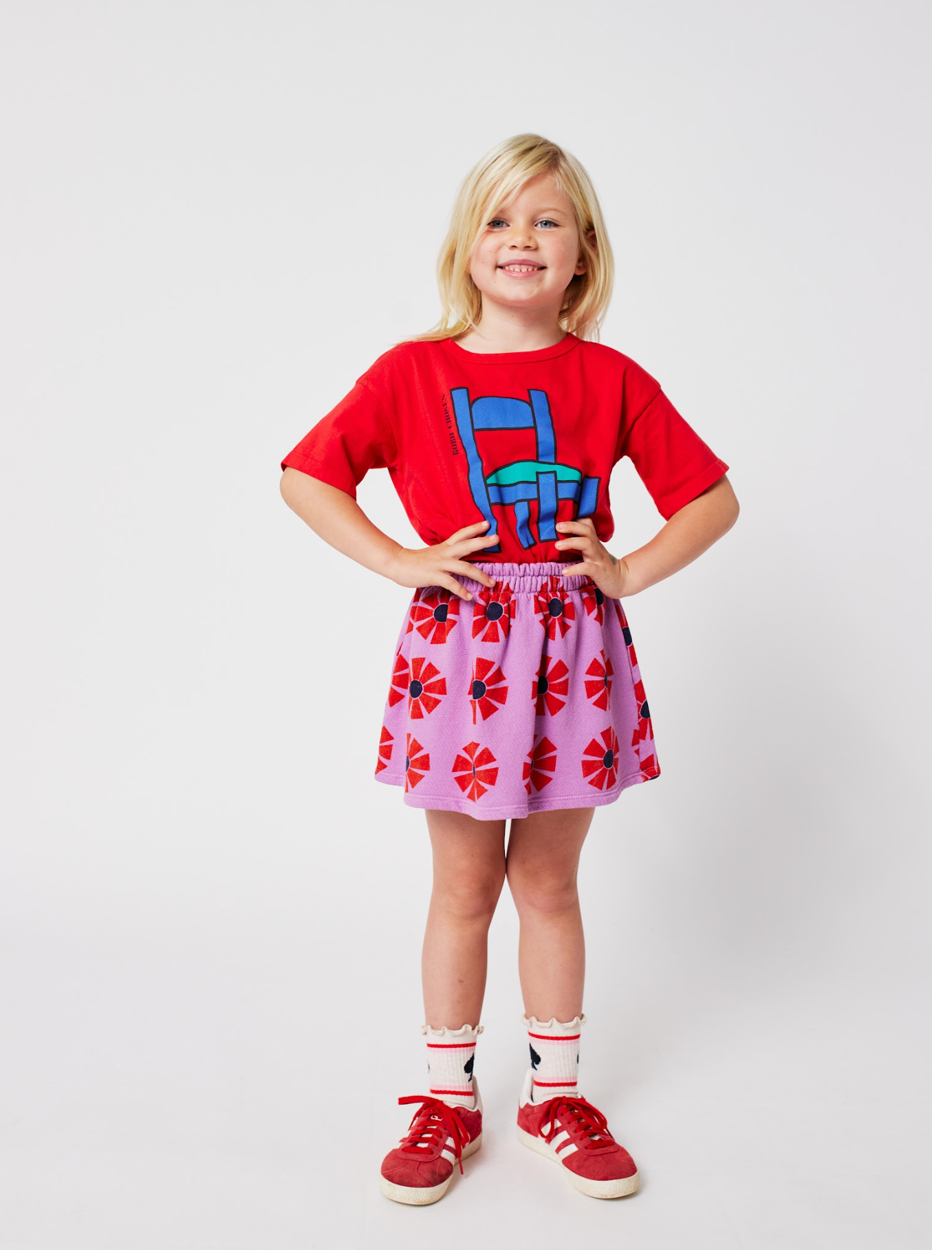 Bobo Choses Kaleidoscope All Over Skirt - Purple