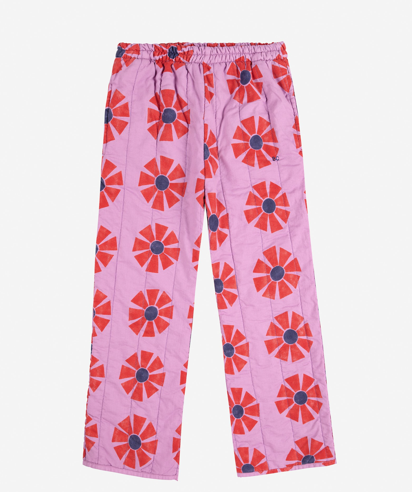 Bobo Choses Kaleidoscope All Over Quilted Pants - Purple