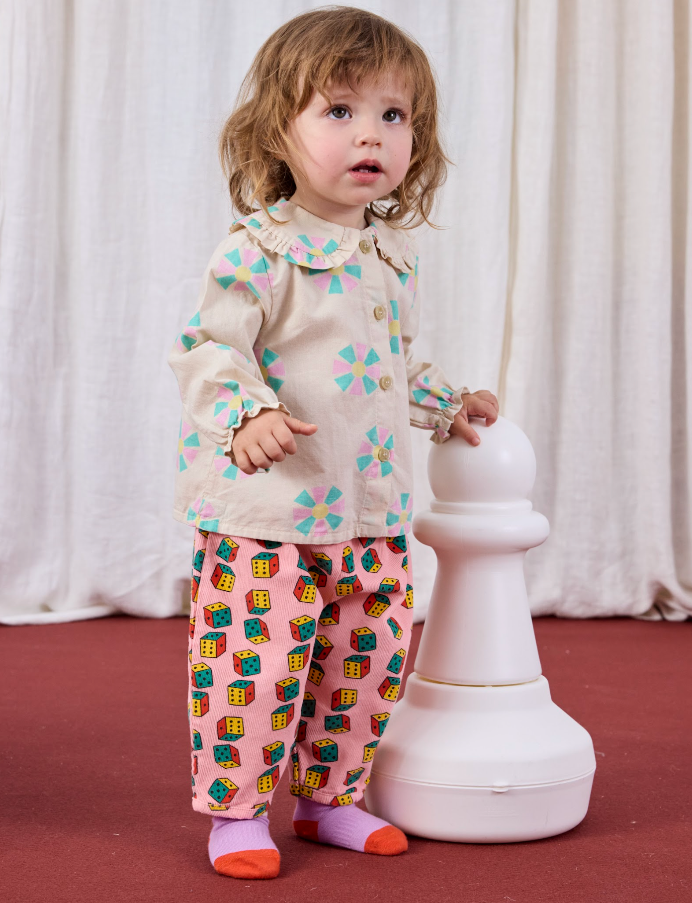 Bobo Choses Kaleidoscope All Over Blouse - White