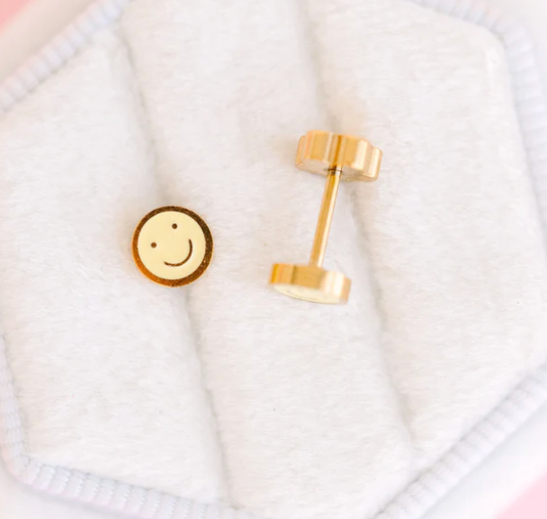 Pierced Screw Back Earrings