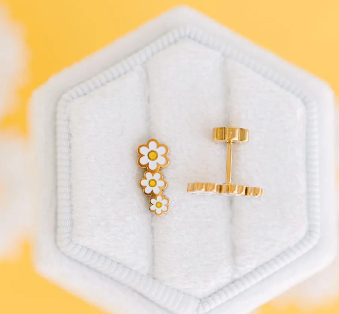 Pierced Screw Back Earrings