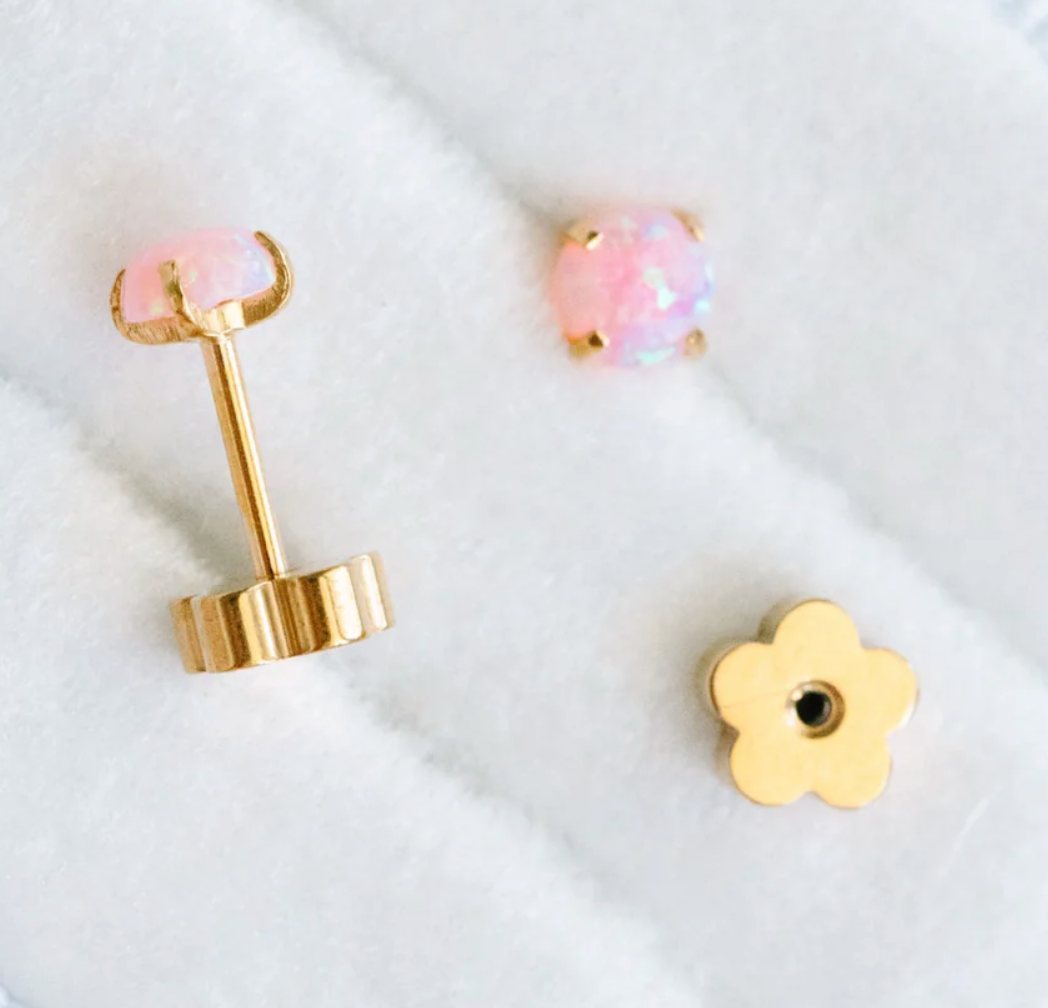Pierced Screw Back Earrings