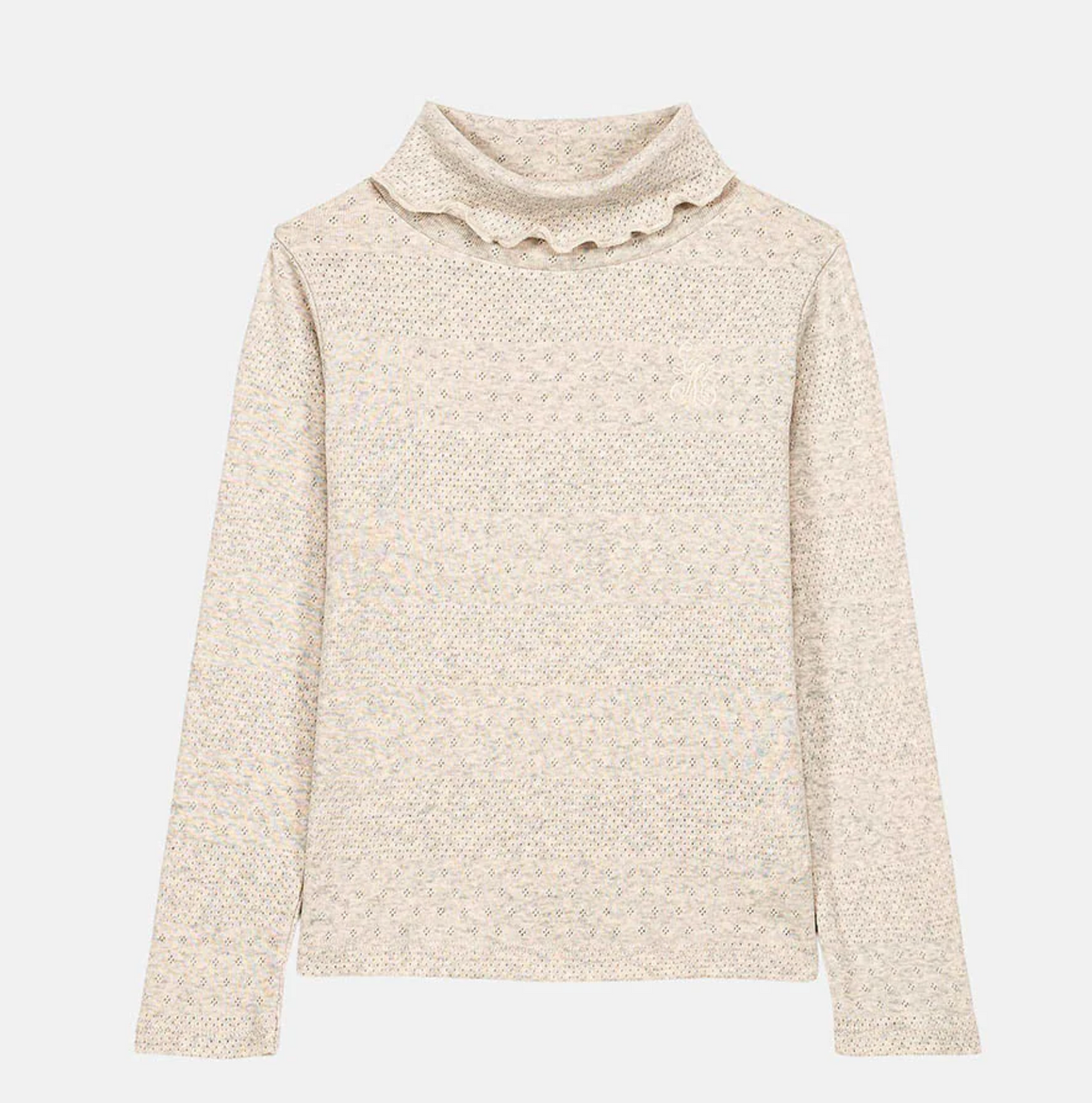 Louise Misha Javalli Turtle Neck Tee LS Light Grey