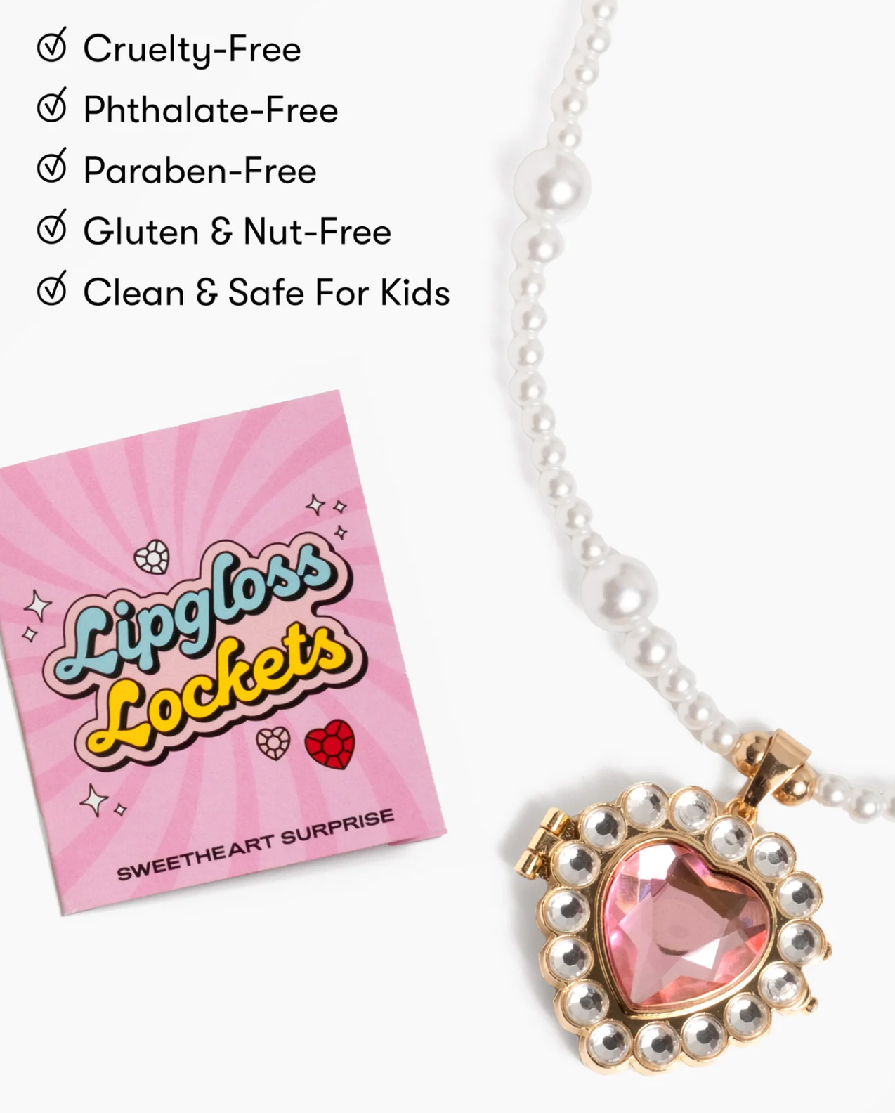 Super Smalls Sweetheart Surprise Lipgloss Locket