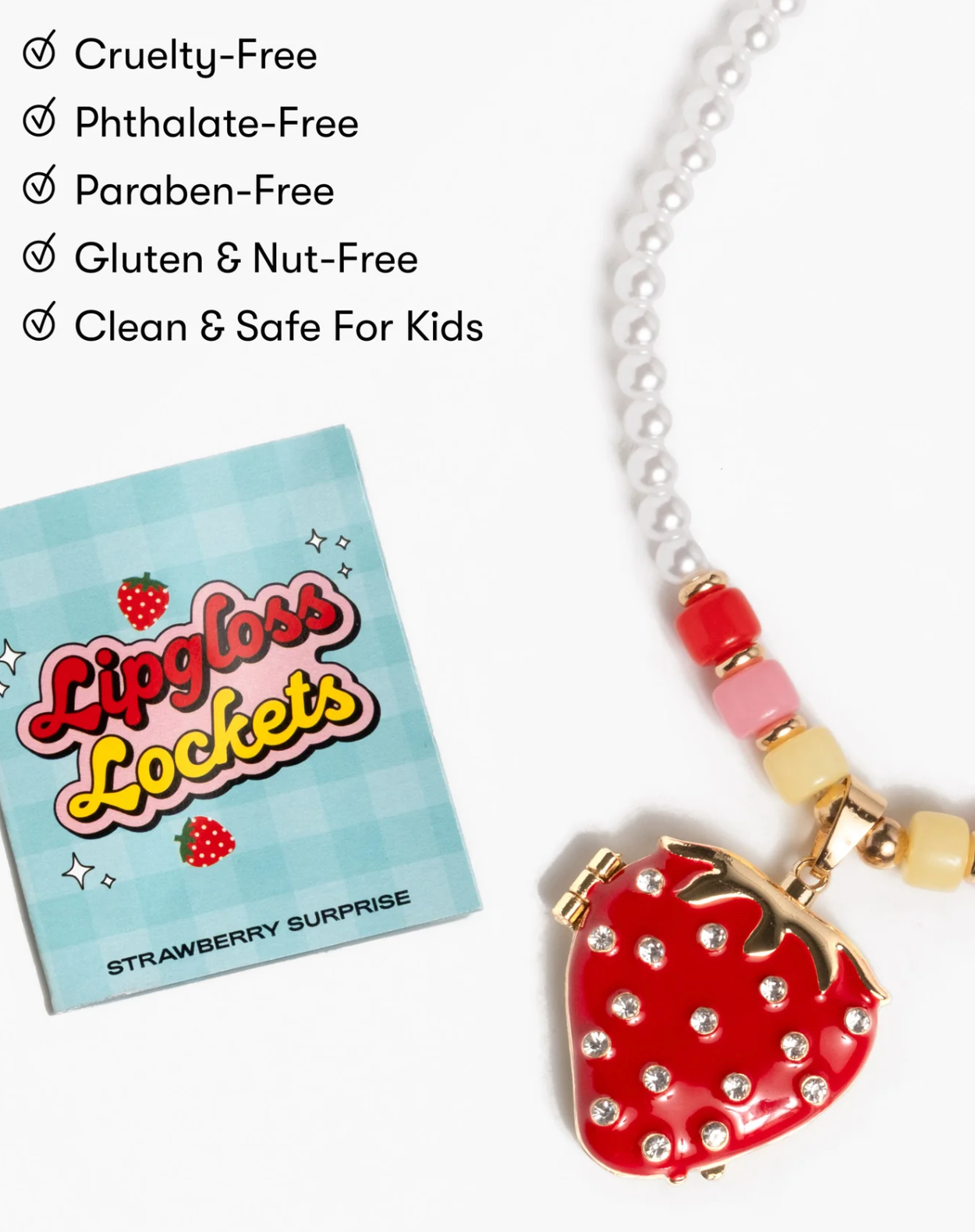 Super Smalls Strawberry Surprise Lipgloss Locket