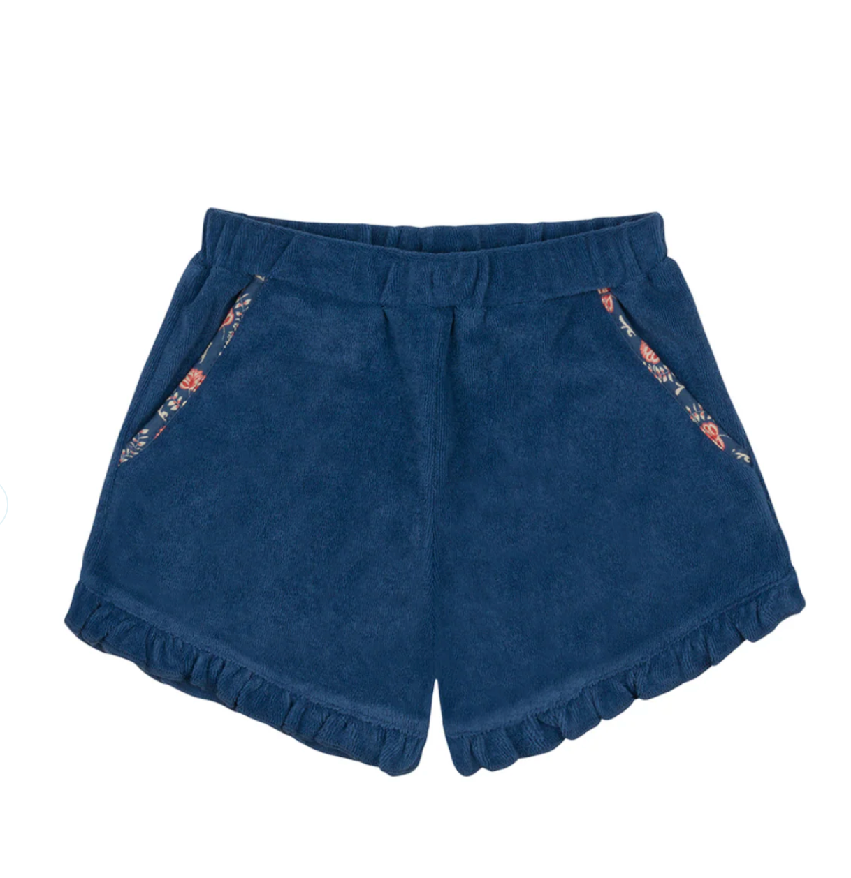 Minnow Girls Newport Navy French Terry Short