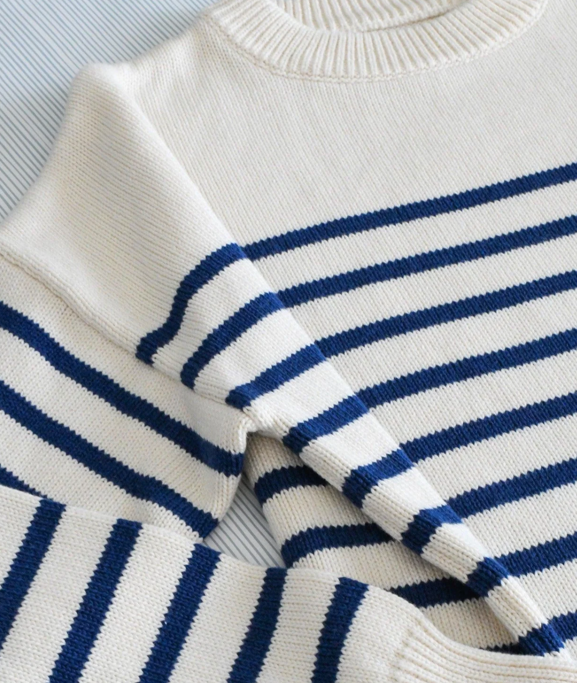 Minnow Woman's Breton Stripe Knit Sweater