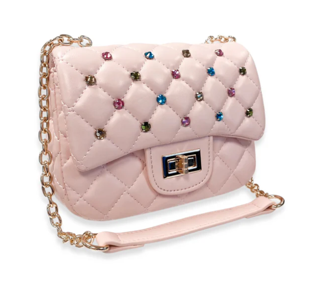 Doe a Dear Colorful Gems Quilted Purse