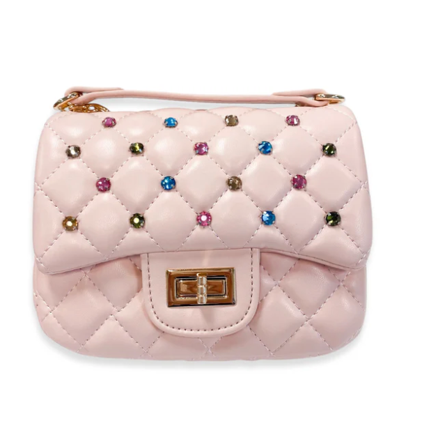 Doe a Dear Colorful Gems Quilted Purse