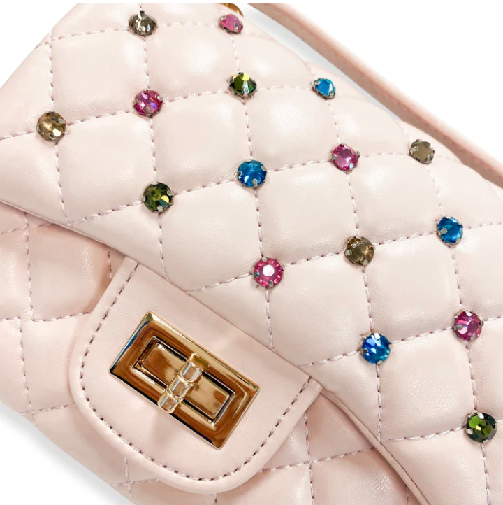 Doe a Dear Colorful Gems Quilted Purse