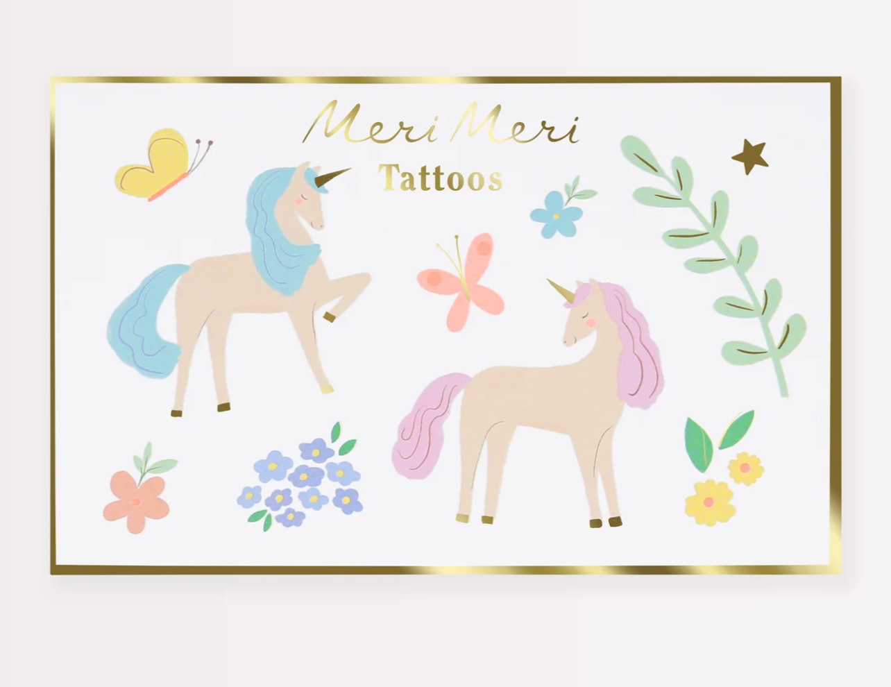 Meri Meri Unicorn Tattoos