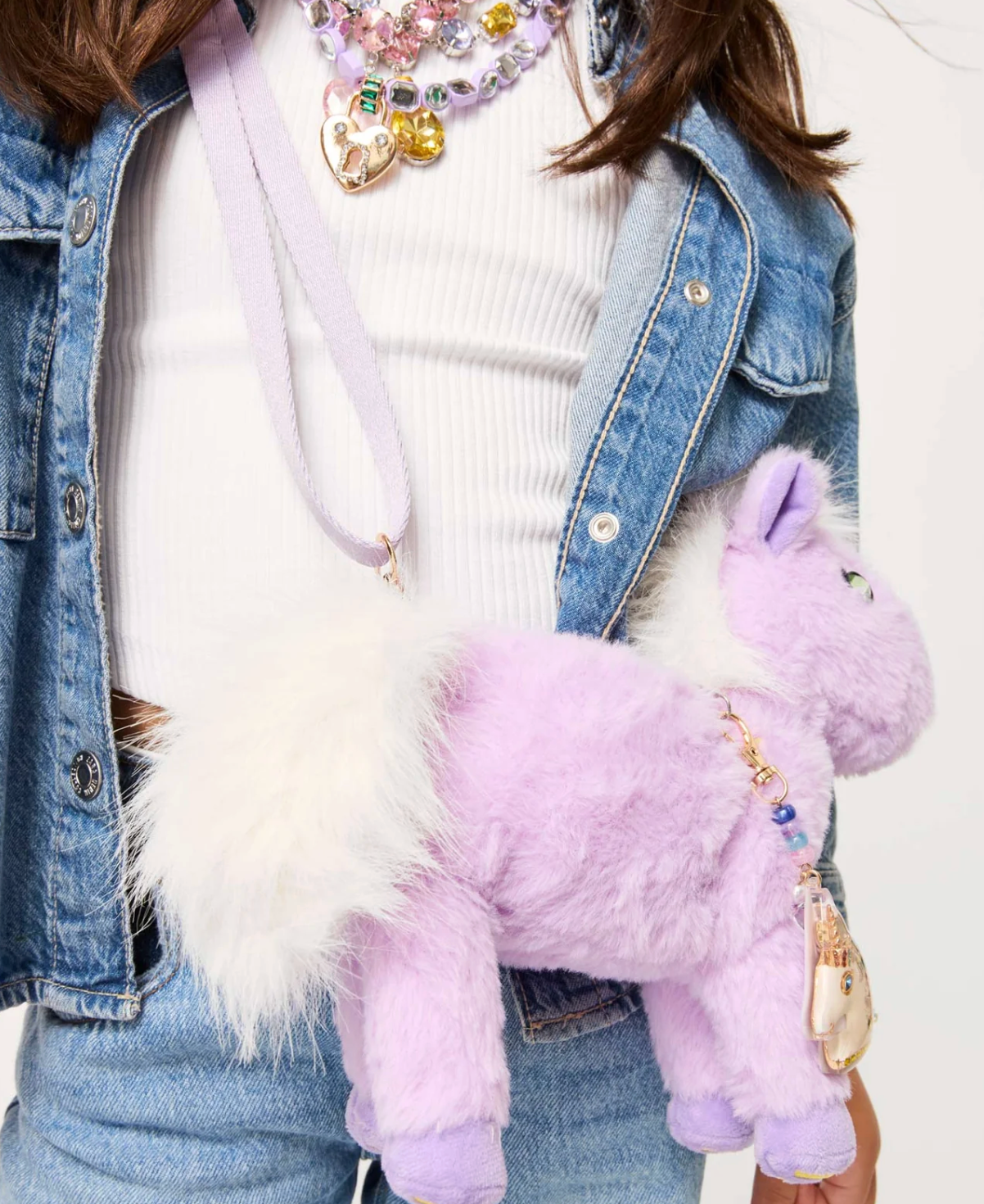 Super Smalls Opal Gem Pal Plush Unicorn Bag