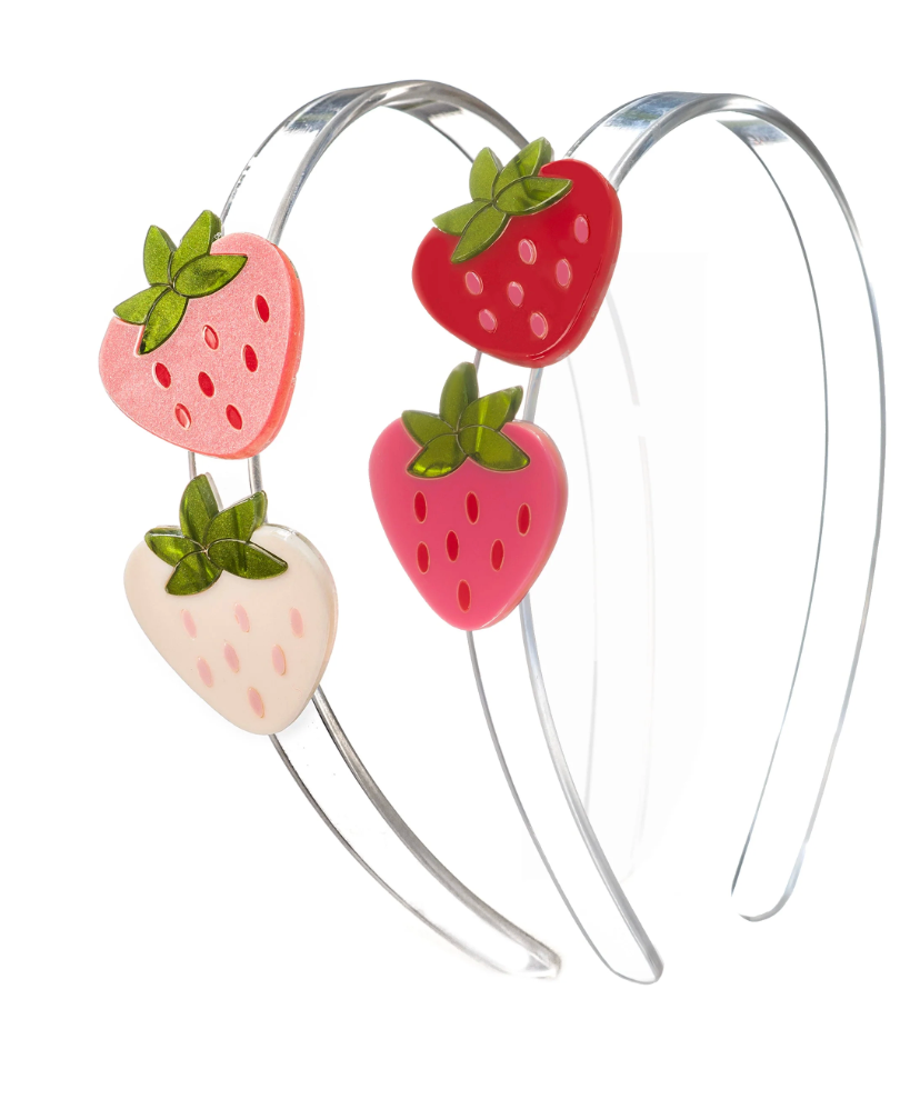 Lilies & Roses Strawberry Headband