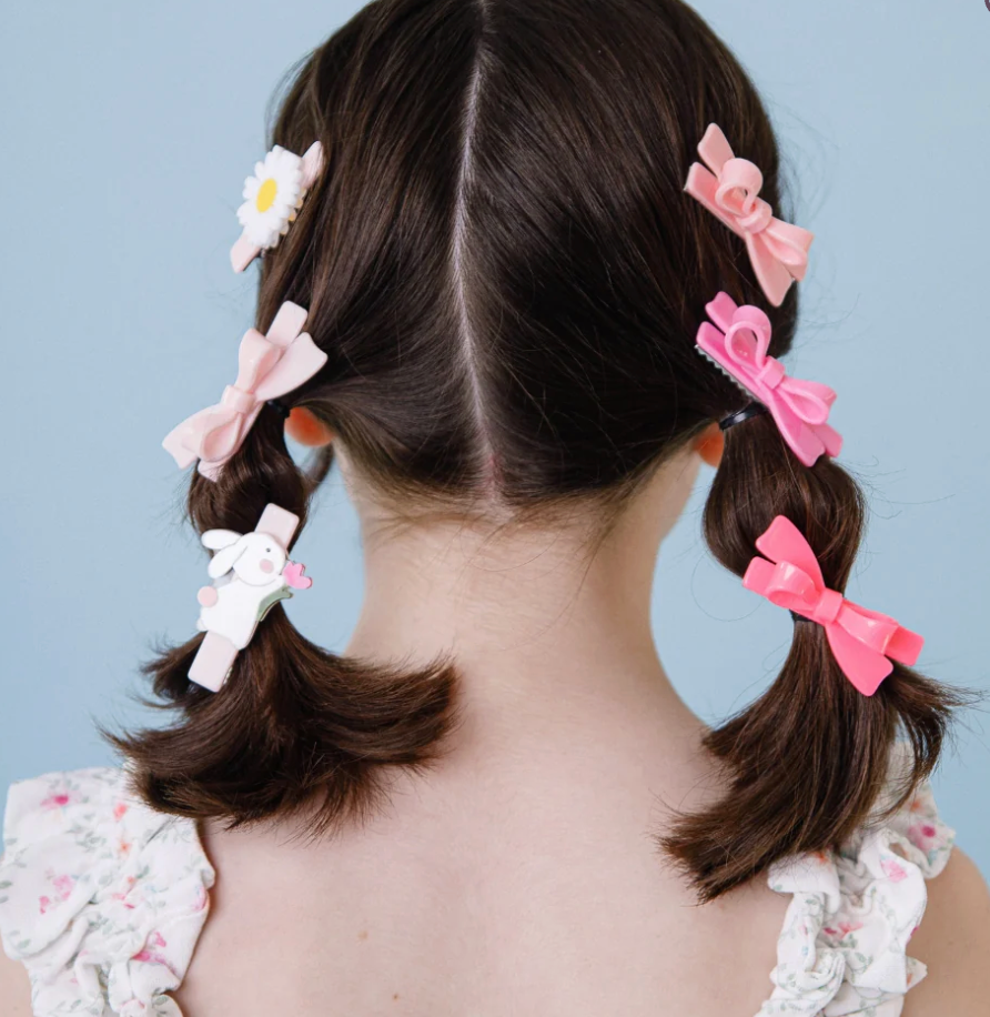 Lilies & Roses Bow Know Hair Clip