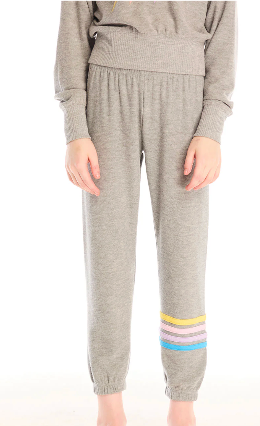 Chaser Contrast Strappings Pants