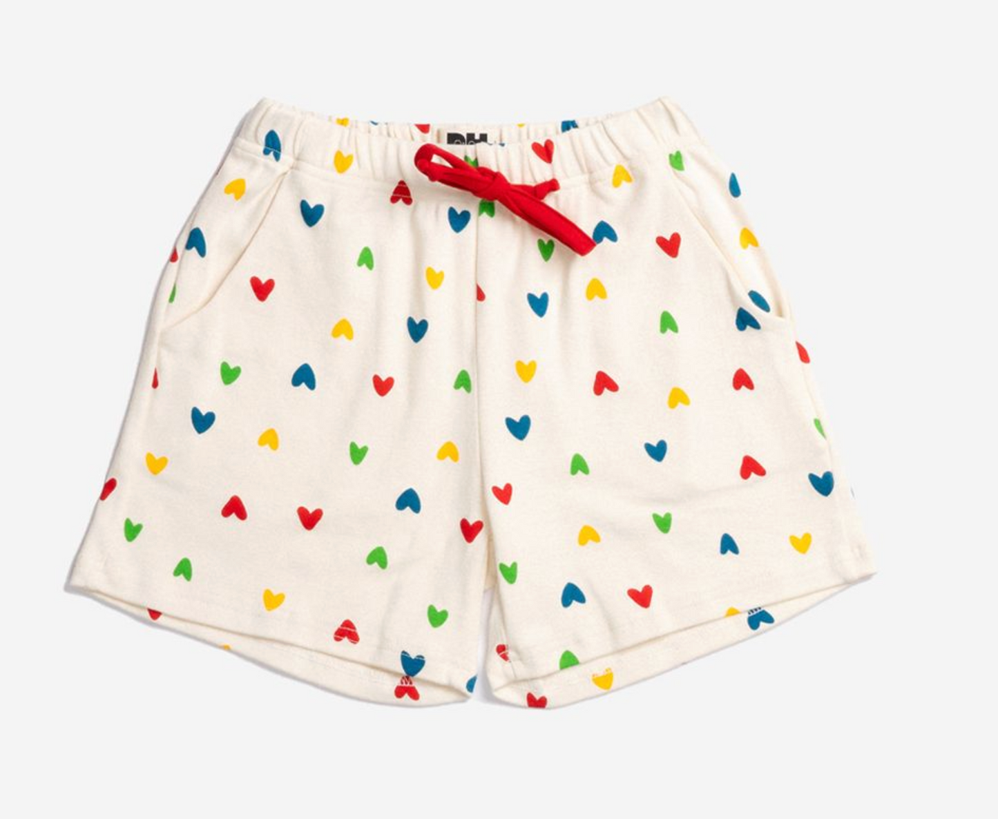 Petite Hailey Rainbow Hearts Terry Set