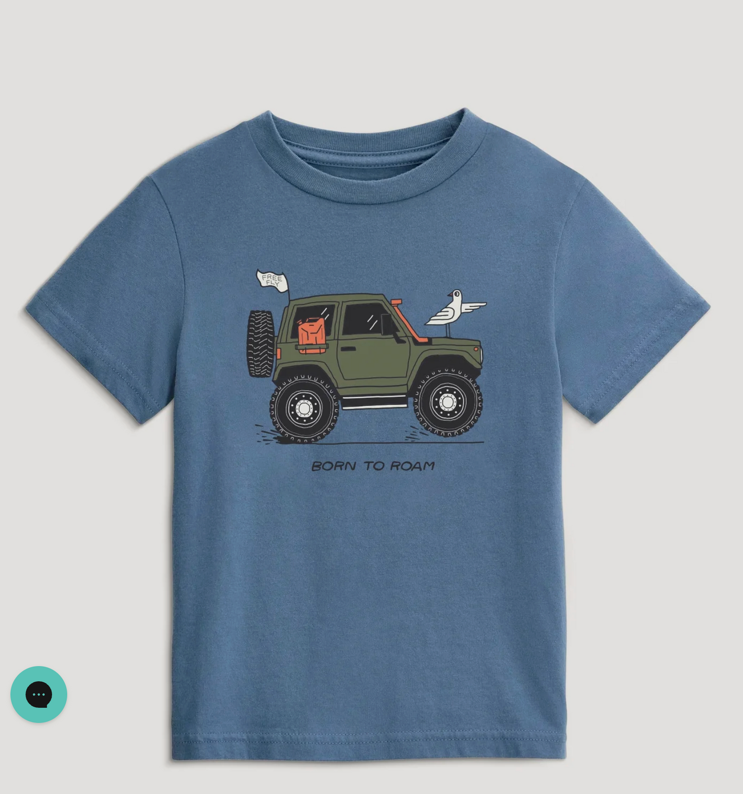 Free Fly Born To Roam Tee