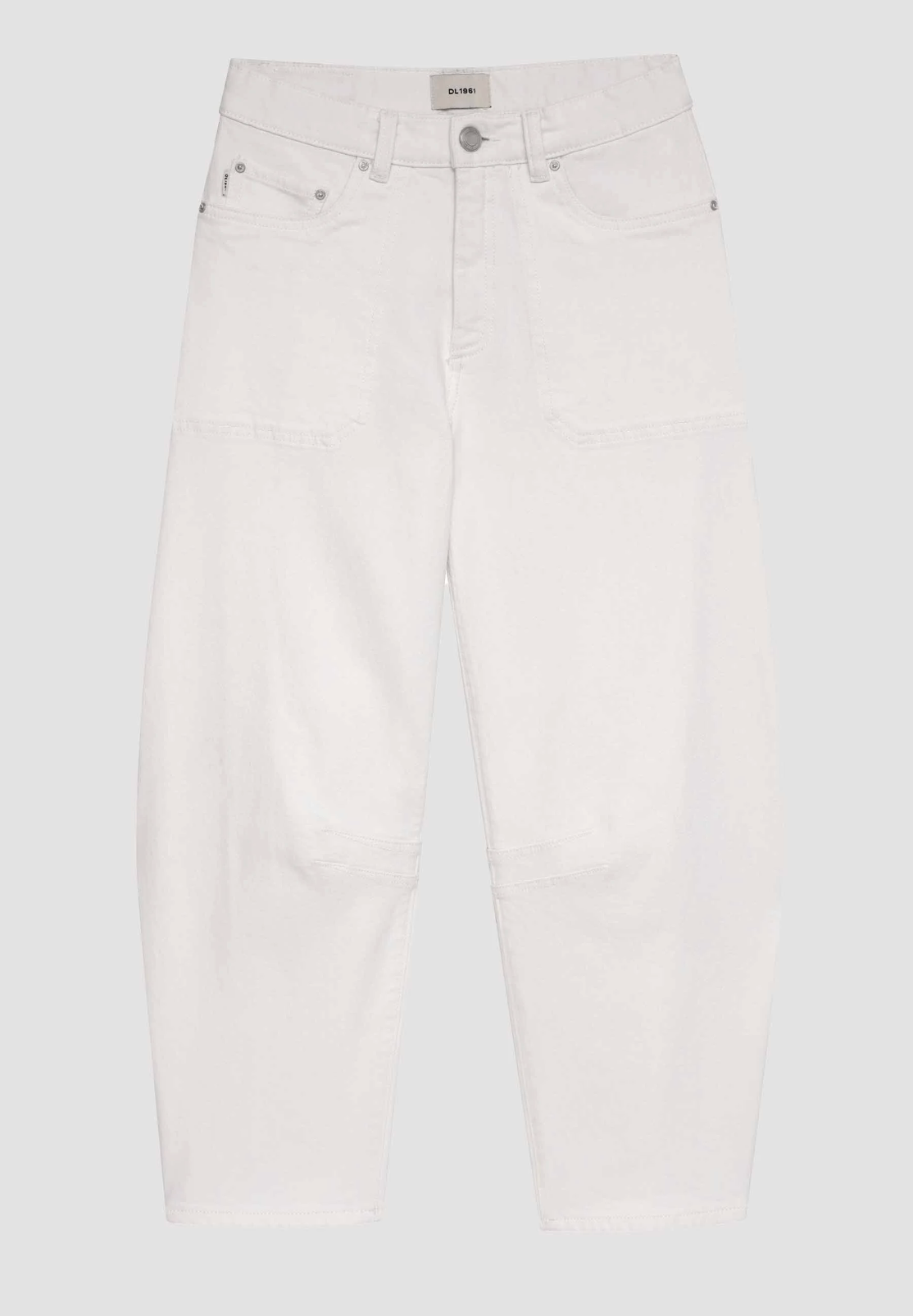 DL1961 Kenzy Barrel Jeans - White