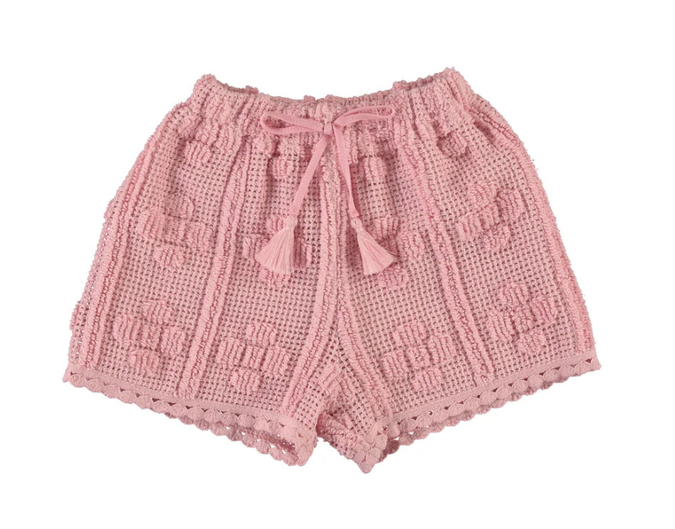 Bebe Organic Inez Shorts - Dreamy Pink Blooms
