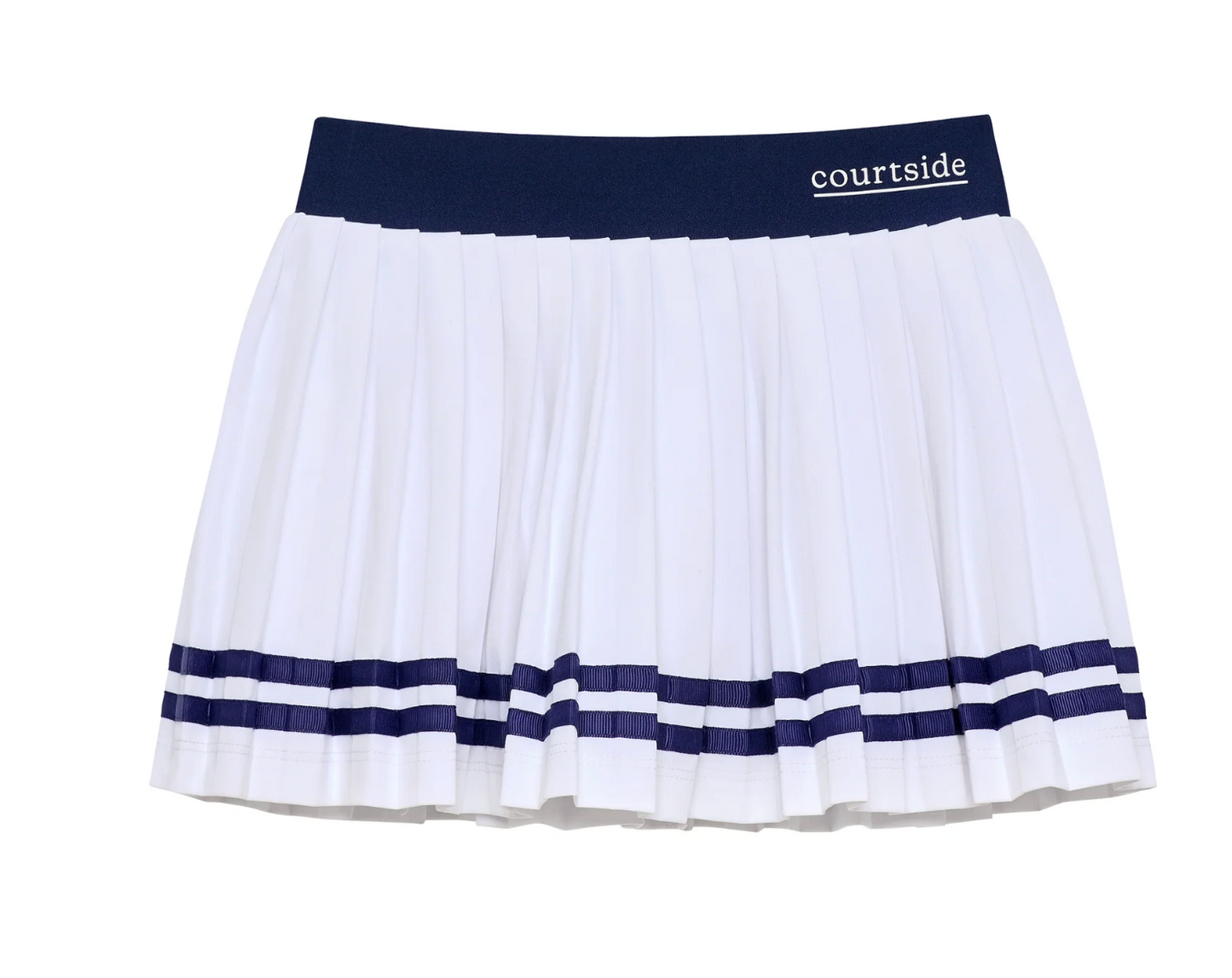 Courtside Kids League White Skort