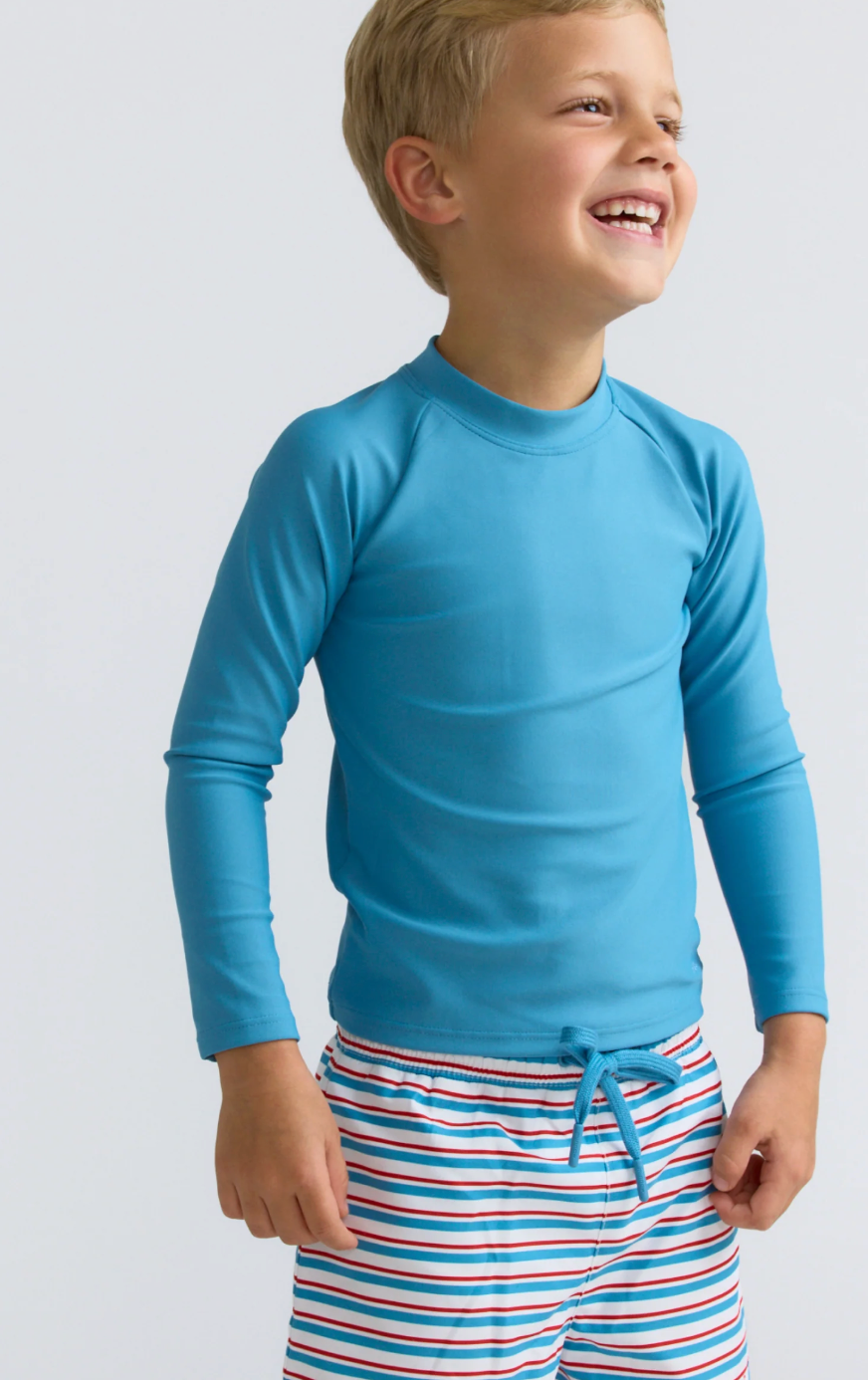 Minnow Unisex Cerulean Blue Rashguard