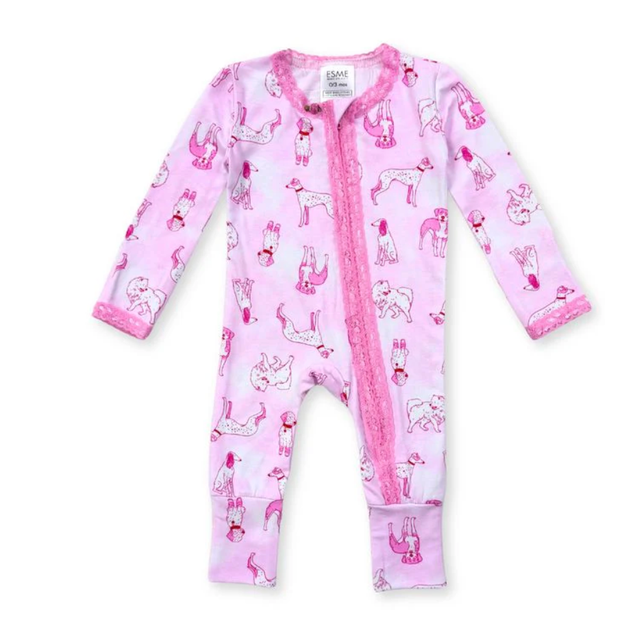 Esme Baby Lace Footie