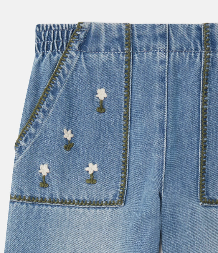 Stella Mc Cartney Kids Blue Denim Trousers