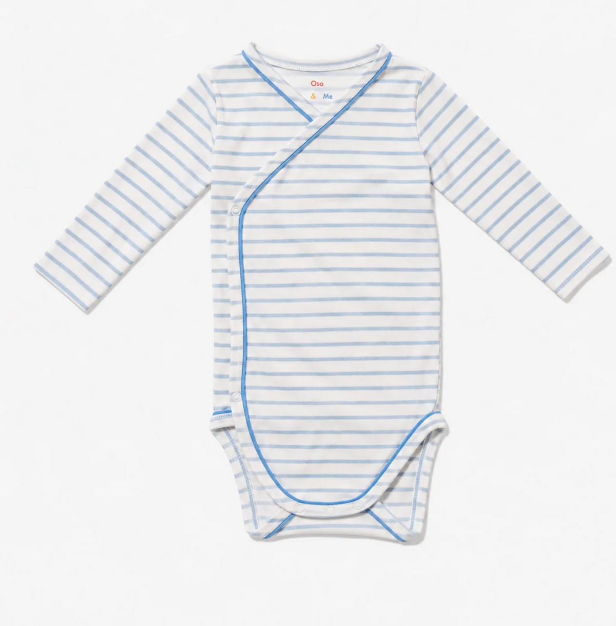 Oso & Me Crossbody One-piece Blue Mini Stripe