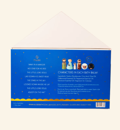 Musee Nativity Six Bath Bomb Set
