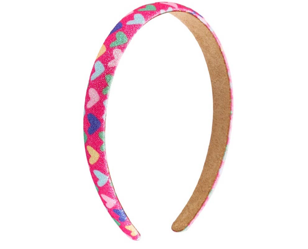 Sparkle Sisters by Couture Clips - Hot Pink Heart Headband