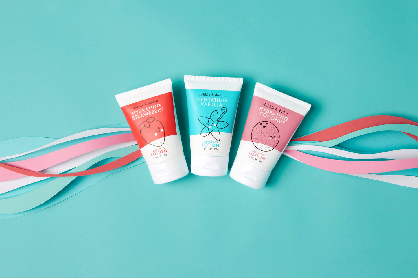 Dabble & Dollop - All-Natural Layering Lotions - Strawberry