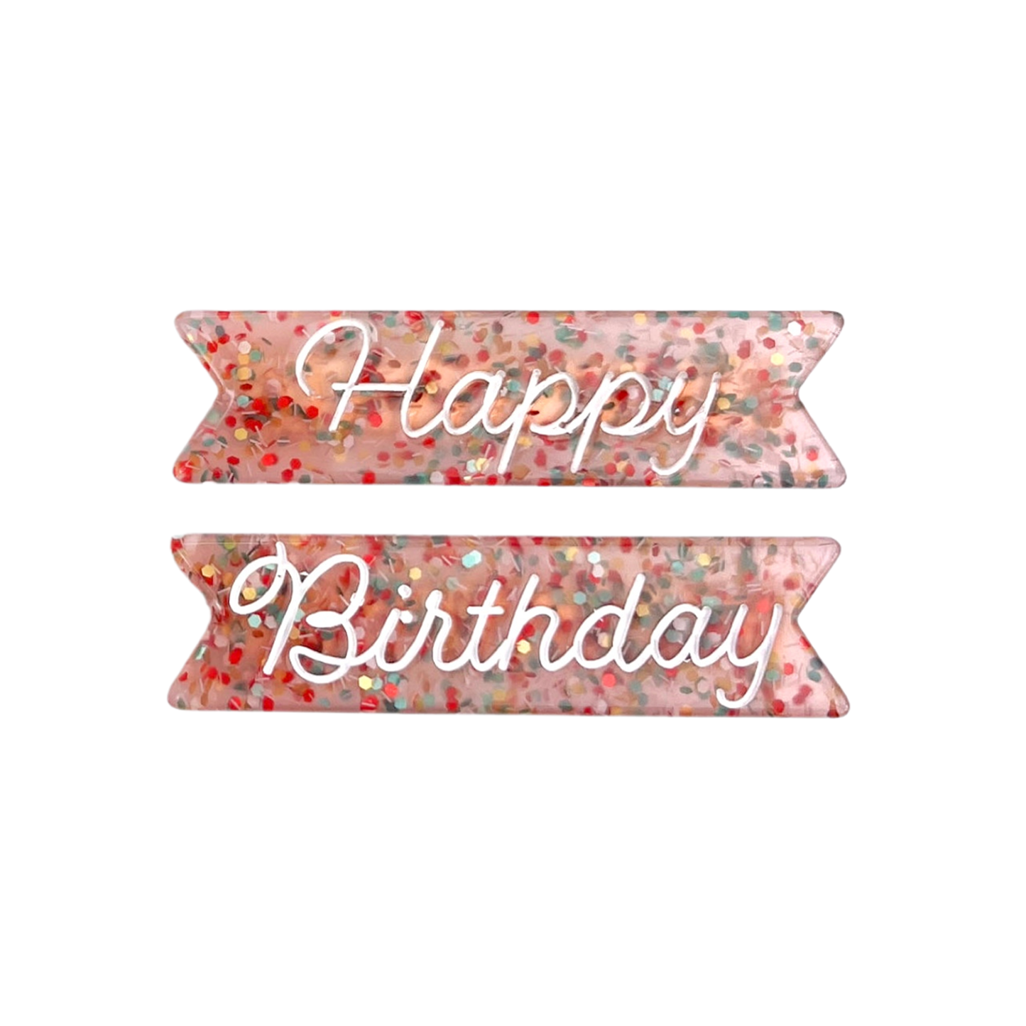 Eugenia - Happy Birthday Hair Clips