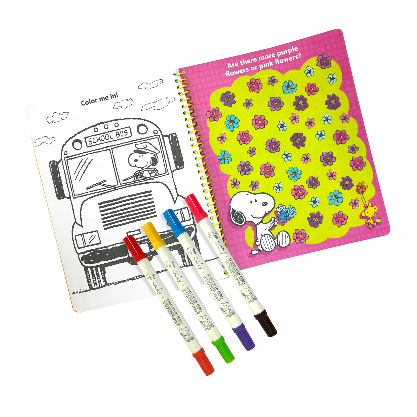 OOLY - OOLY x Peanuts Activity Travel Kit & Double-Ended Markers