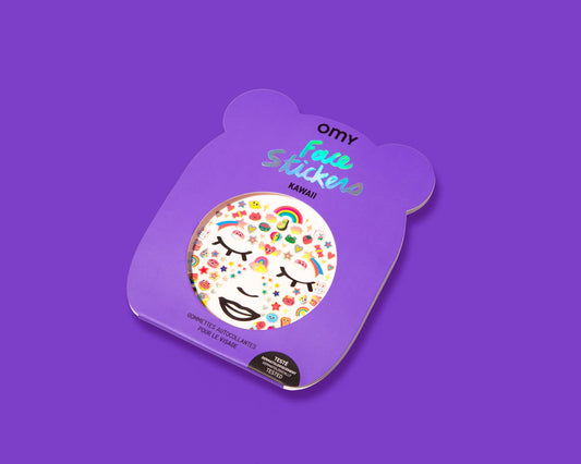 OMY - Face Stickers - Kawaii